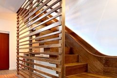 WALNUT STAIRS AND SLIDE HYBRID HL Stairs